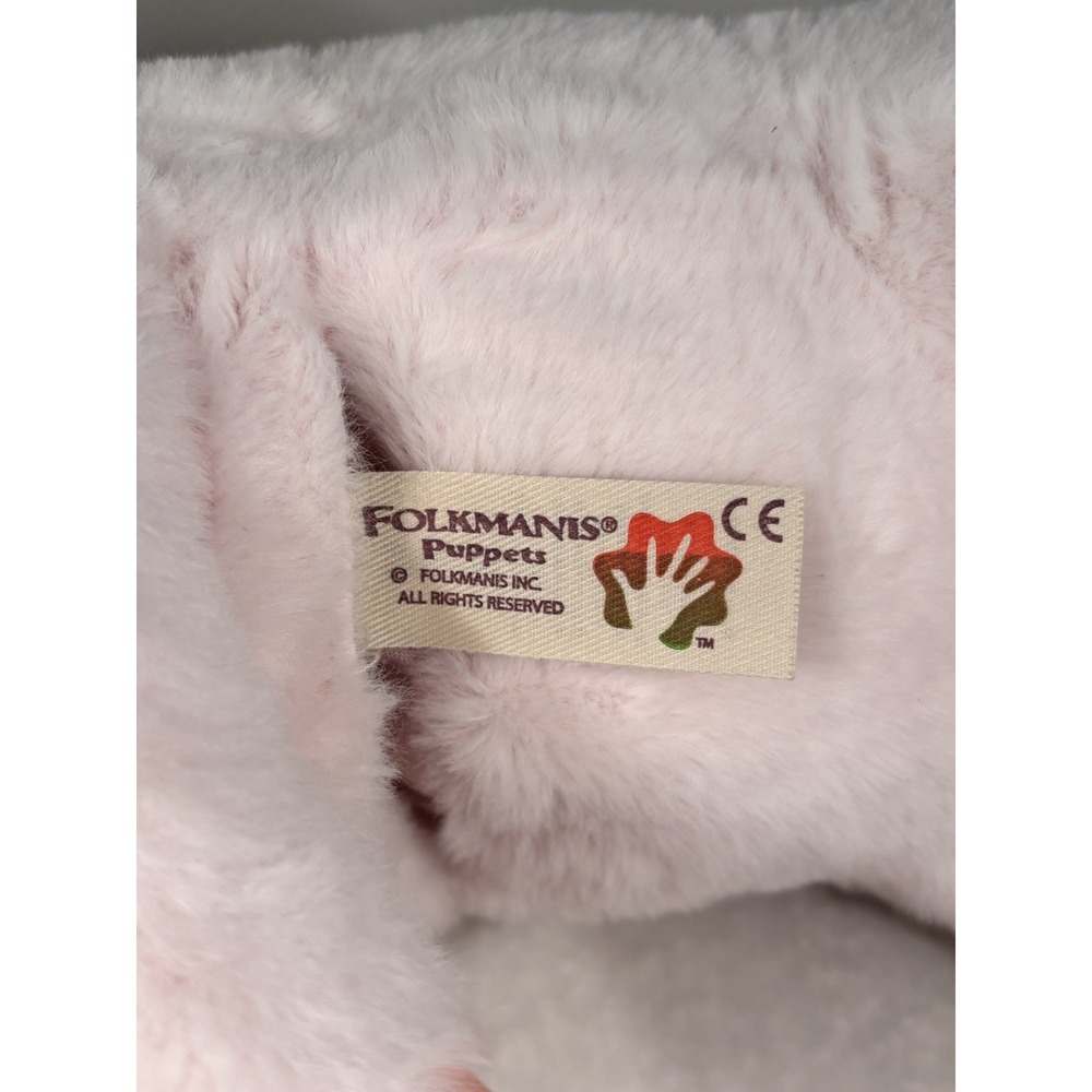 Folkmanis Piglet Puppet Plush Stuffed Animal w/ Tags, MPN 24FM023 VN - Picture 8 of 10